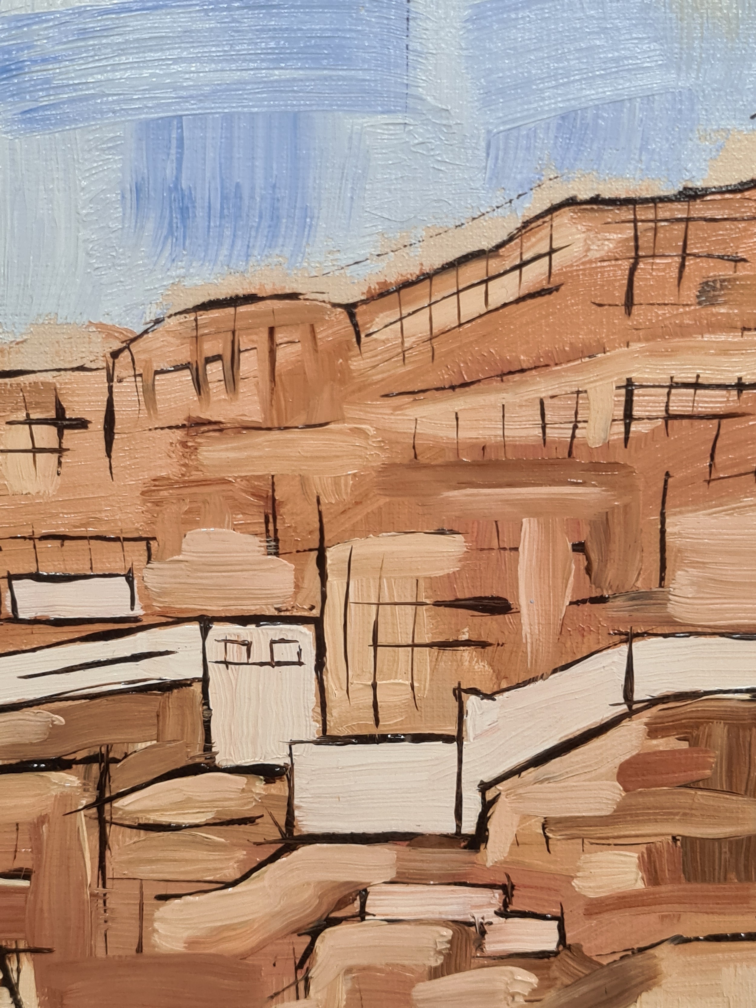 Artwork by Brian Walsh, Brian Breathnach / B Walsh, Made of oil on board