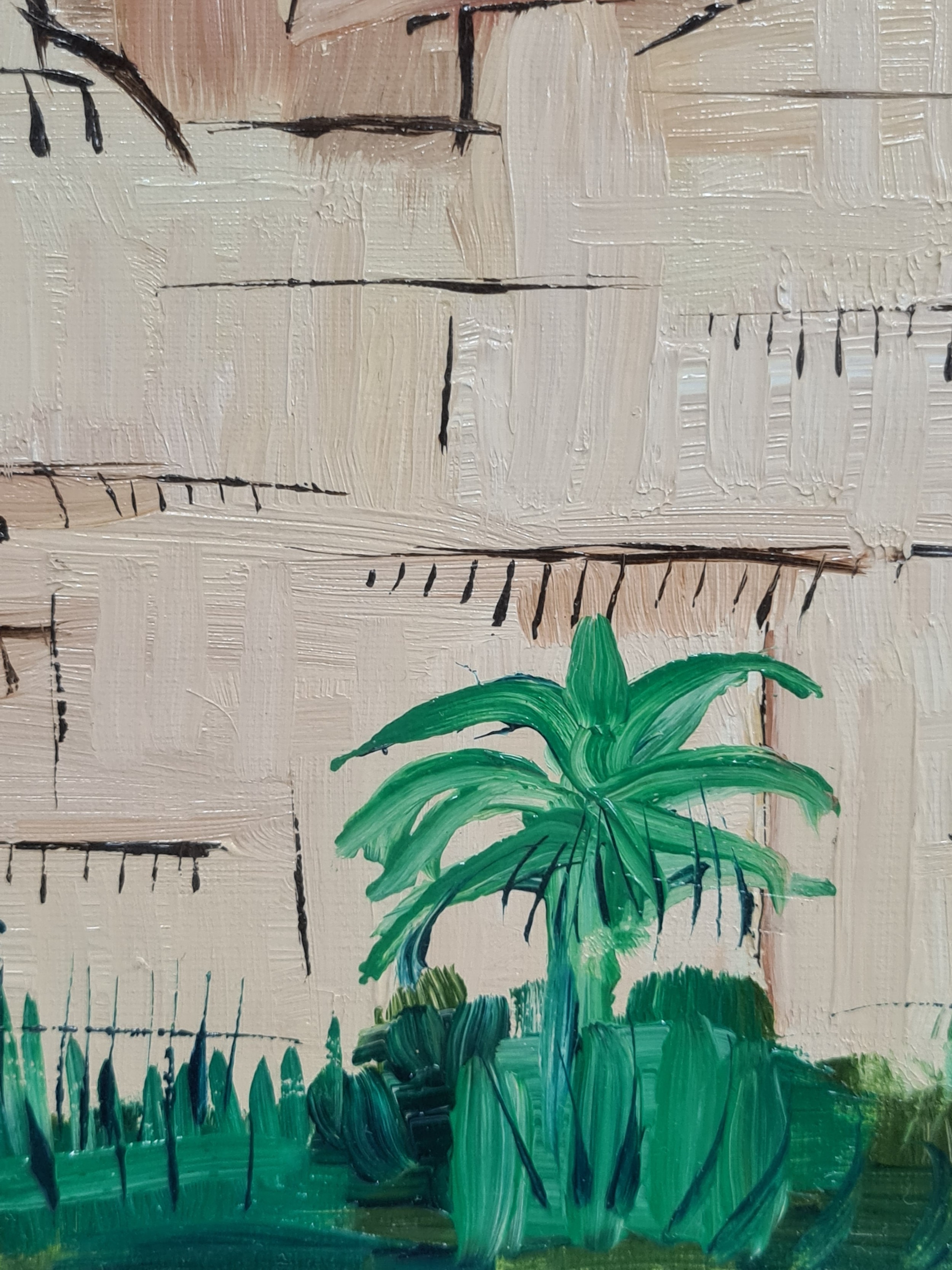 Artwork by Brian Walsh, Brian Breathnach / B Walsh, Made of oil on board