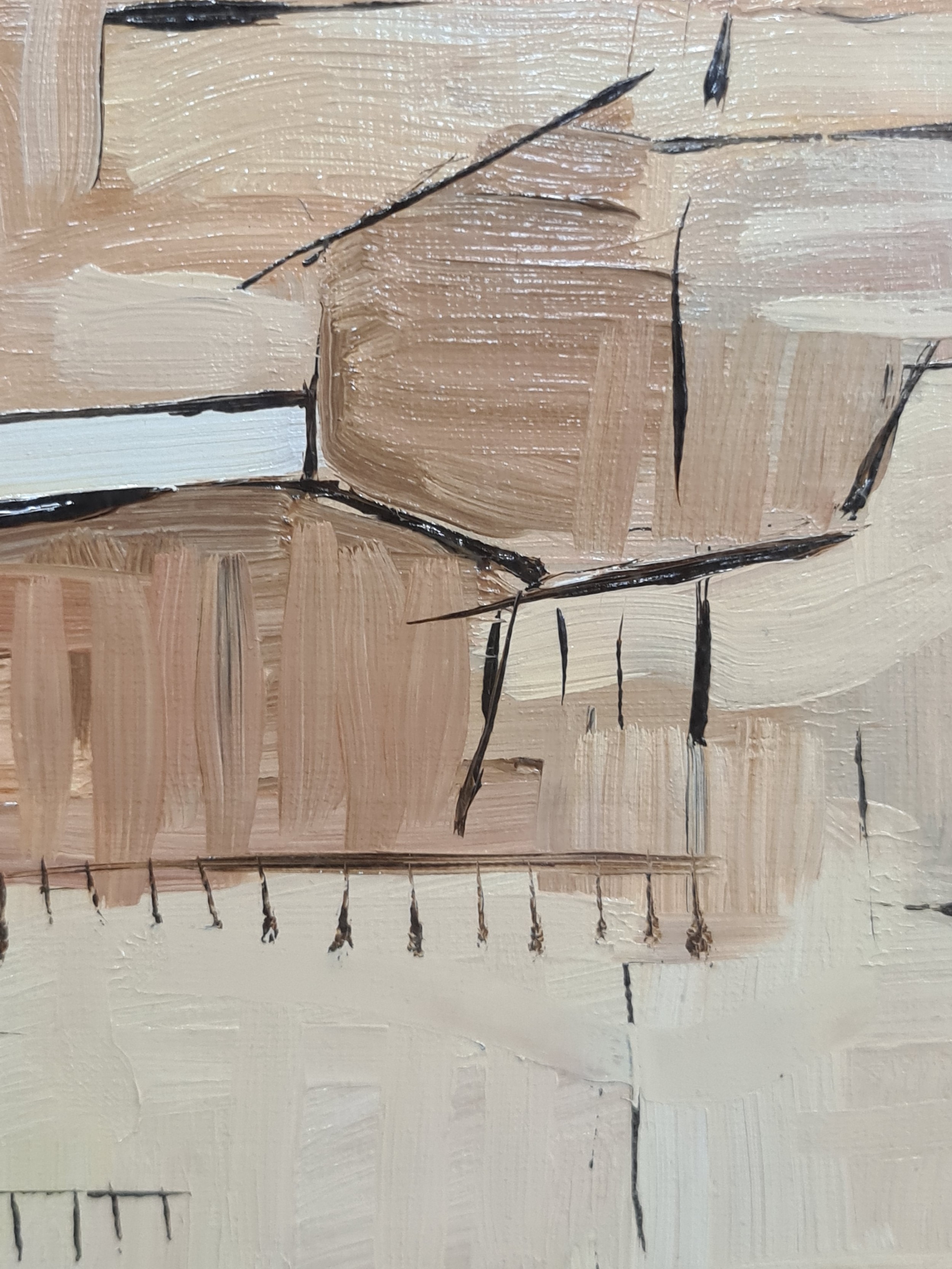 Artwork by Brian Walsh, Brian Breathnach / B Walsh, Made of oil on board