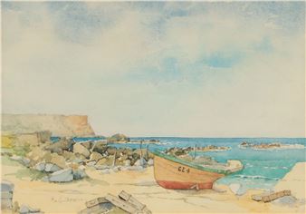 DUNSEVERICK HARBOUR COUNTY ANTRIM - H. J. Dowling