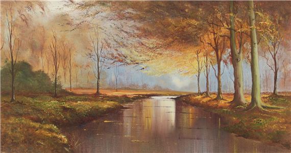 Lot 324 - John O'Neill, 'AUTUMN REFLECTIONS' - John O'Neill