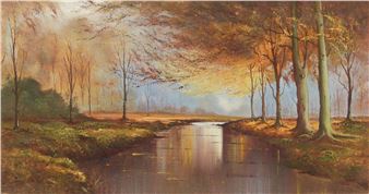 Lot 324 - John O'Neill, 'AUTUMN REFLECTIONS' - John O'Neill