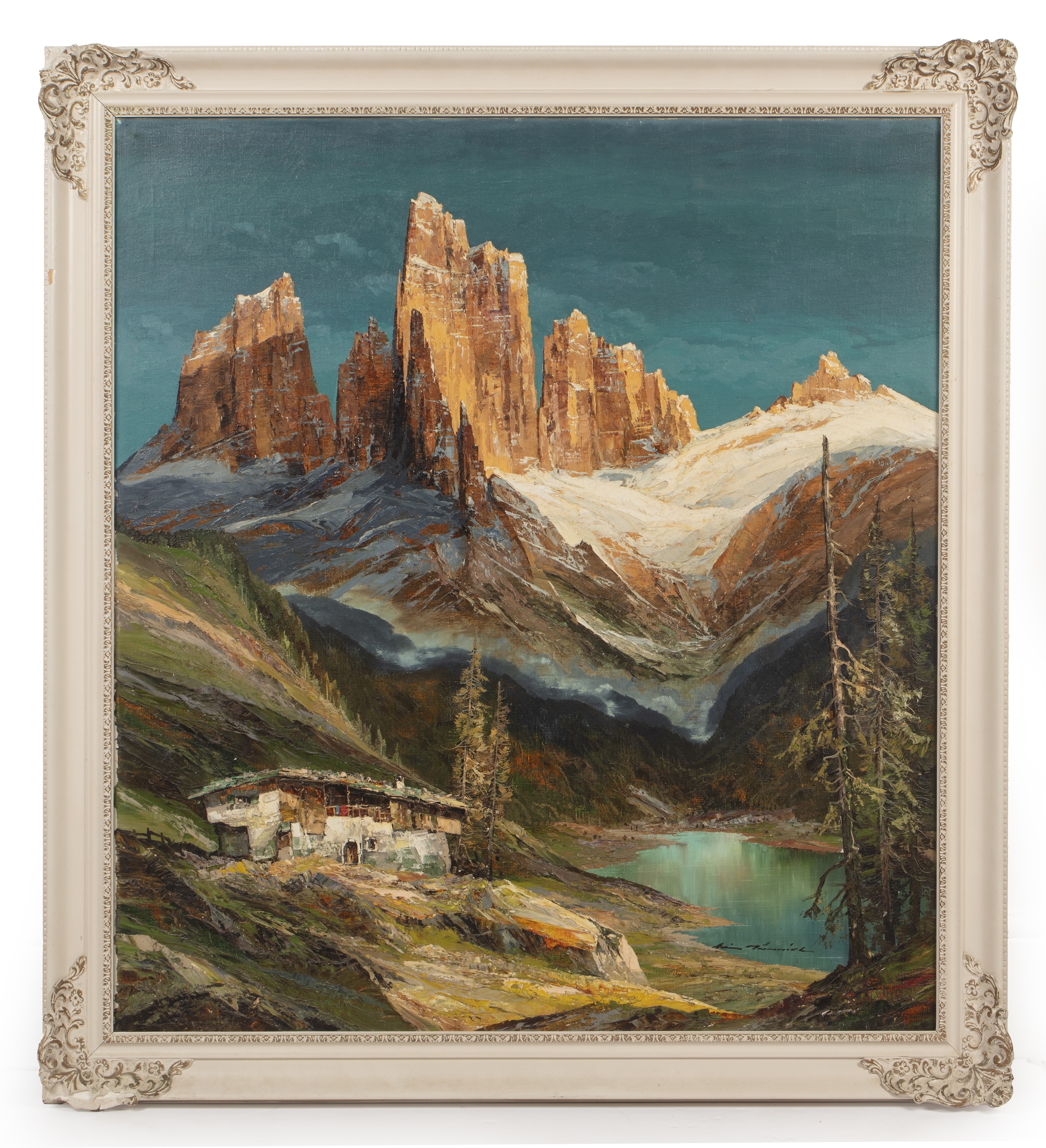 Artwork by Heinz Munnich, Landscape study, Made of oil on canvas