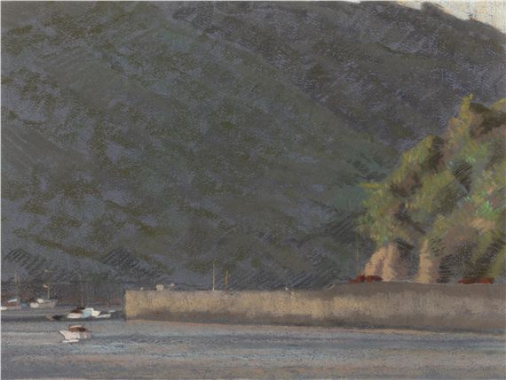 William Innes | Barges in dockland | MutualArt