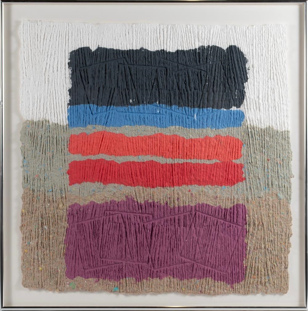 Artwork by Brother Mel Meyer, Untitled, Made of Handmade colored paper