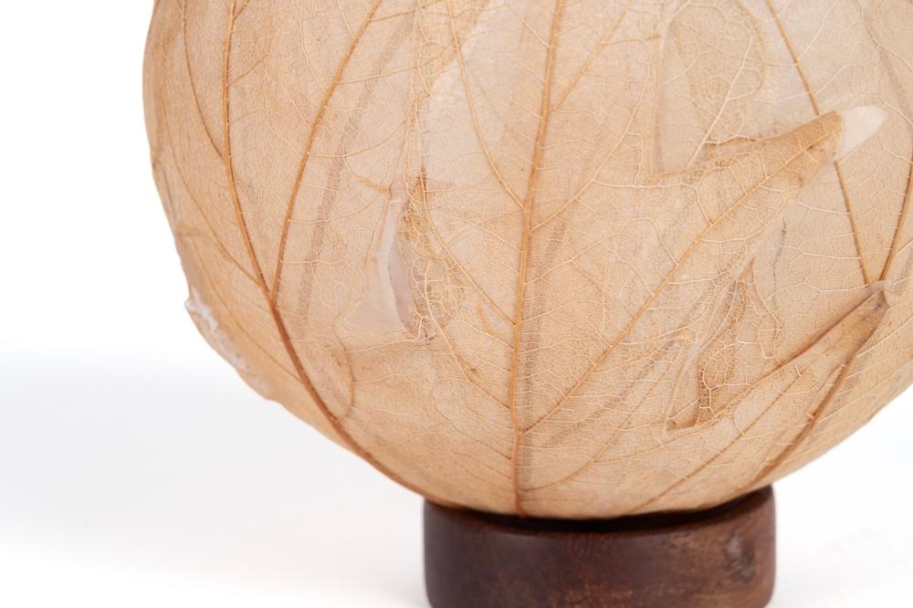 Artwork by Kay Sekimachi, Leaf Bowl Sculpture, Made of Maple leaves and paper