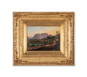 Marcianello Near Mt. Gorniano on the Mountain Road from Naples to Rome, c.1883 - Eugene von Guérard