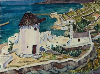 Greek urban landscape - Elisabeth Balwé-Staimmer