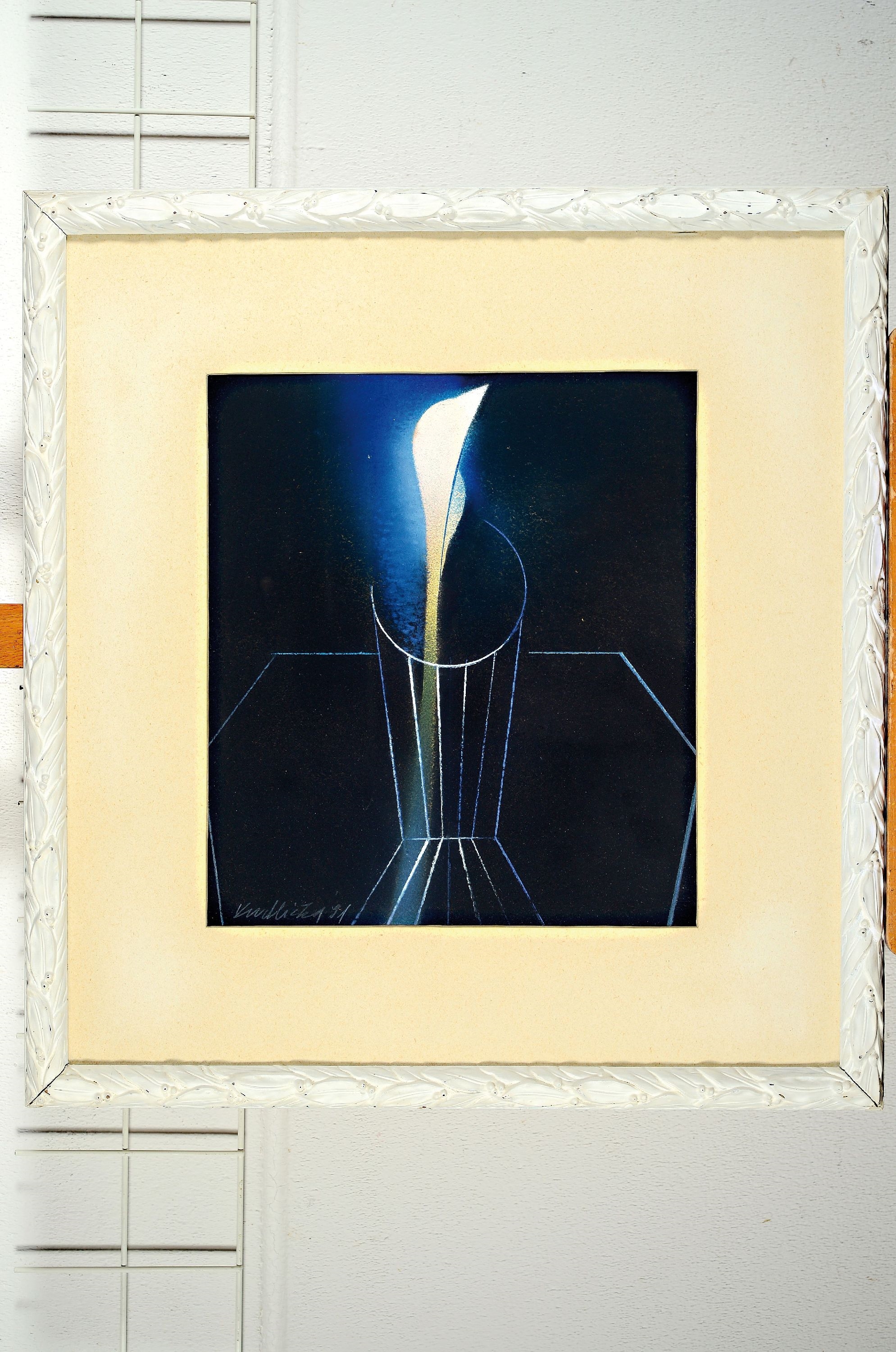 Artwork by Ján Kudlička, Untitled, Made of pastel on paper