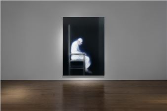 Ken Currie: Seated Figure - Flowers, London (Cork Street)