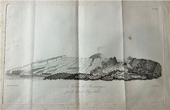 Le VOLCAN de MASCAREIGNE près du Grand Pays brûlé - Jean-baptiste Bory de Saint-vincent