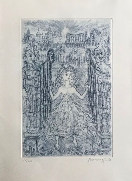 Roger Marage | MARAGE Roger Engraving signed lower right and numbered ...