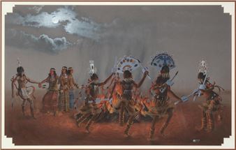 Untitled (Dancers - Johnny Secatero