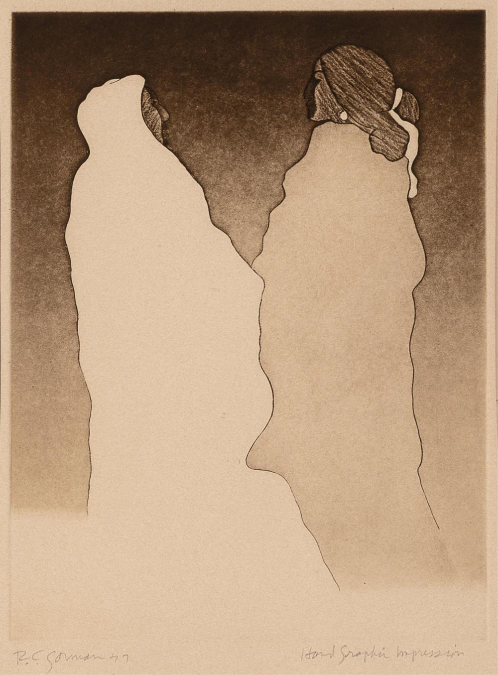 R.C. Gorman | Two Gossips (1977) | MutualArt
