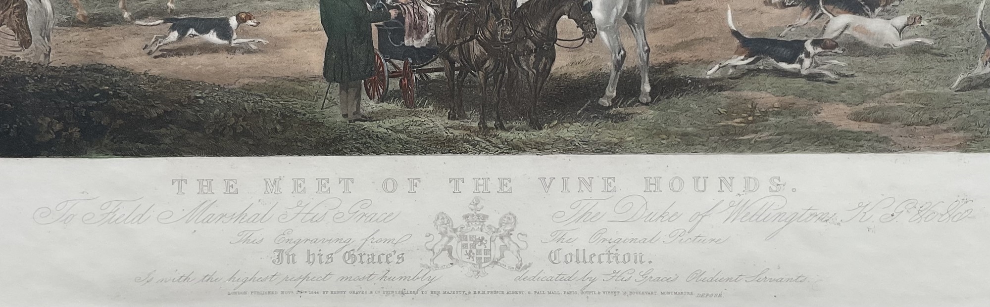 Henry Calvert | The Meet of the Vine Hounds (1844) | MutualArt