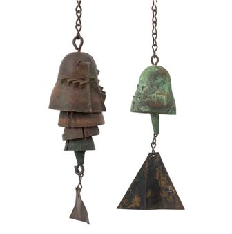 Bronze and Copper Windbells - Paolo Soleri