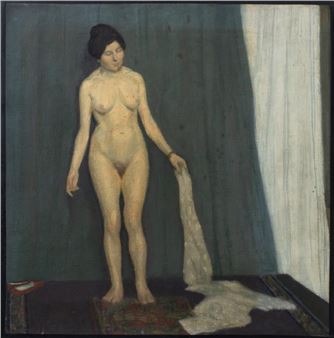 Standing Female Nude - George Kenneth Hartwell