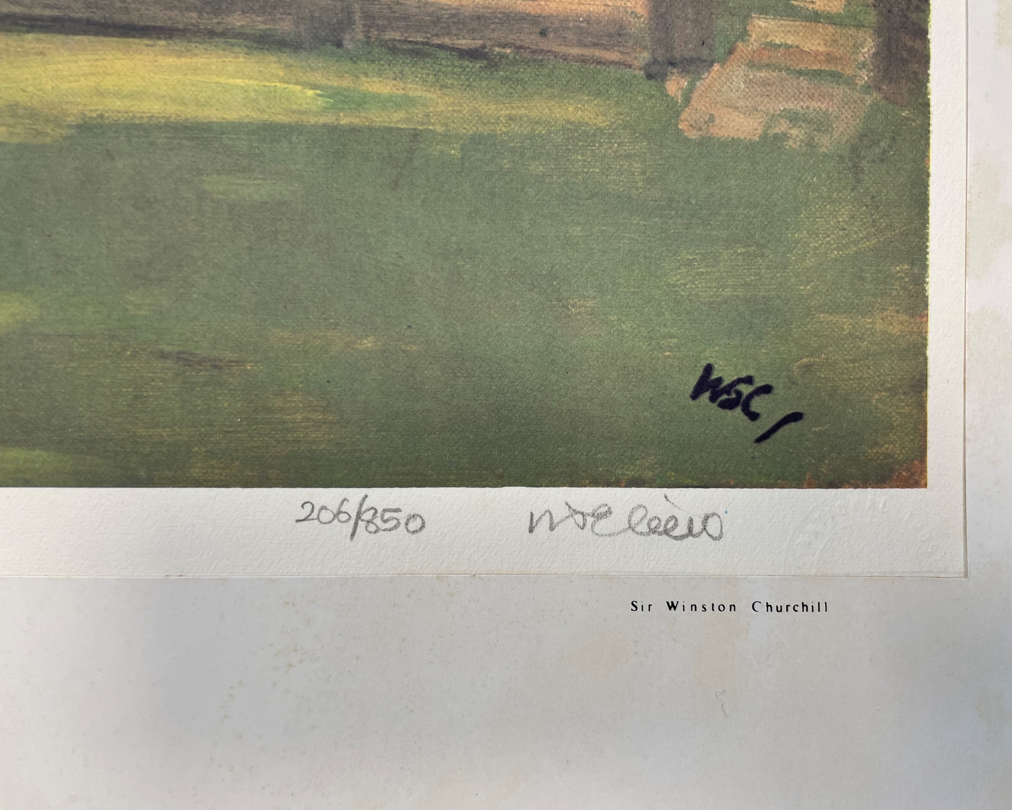 Sir Winston Churchill | View from Chartwell (1979) | MutualArt