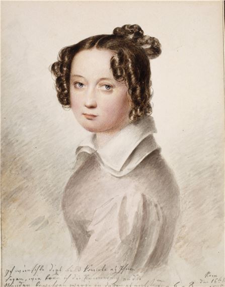 Portrait der Frau von Reinick - August Grahl