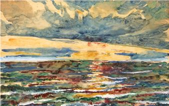 Sonnenuntergang auf Sylt - Albert Klatt