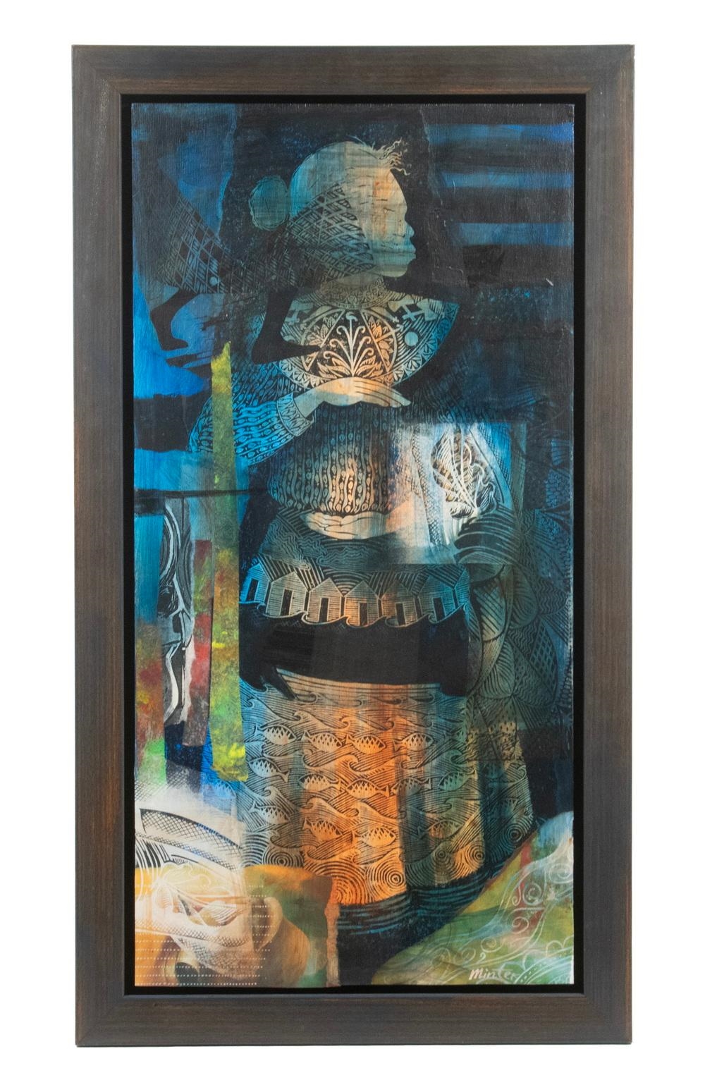 Daniel Minter | Malaga Girl: Sometimes We Cross at Night | MutualArt