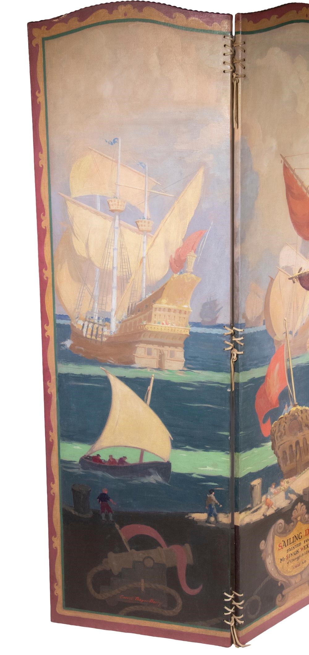 Artwork by Caroll Thayer Berry, Sailing Day, Made of oil painting on canvas