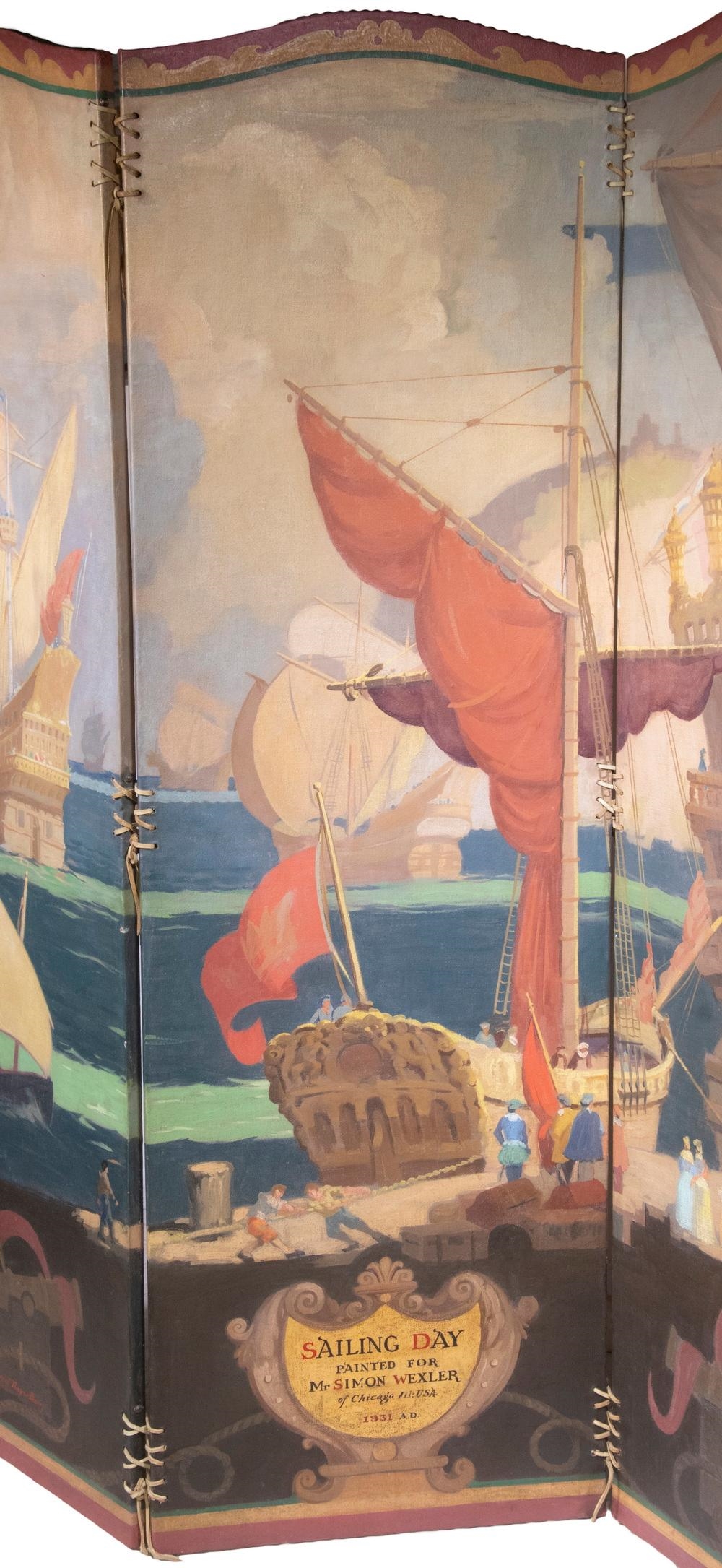 Artwork by Caroll Thayer Berry, Sailing Day, Made of oil painting on canvas