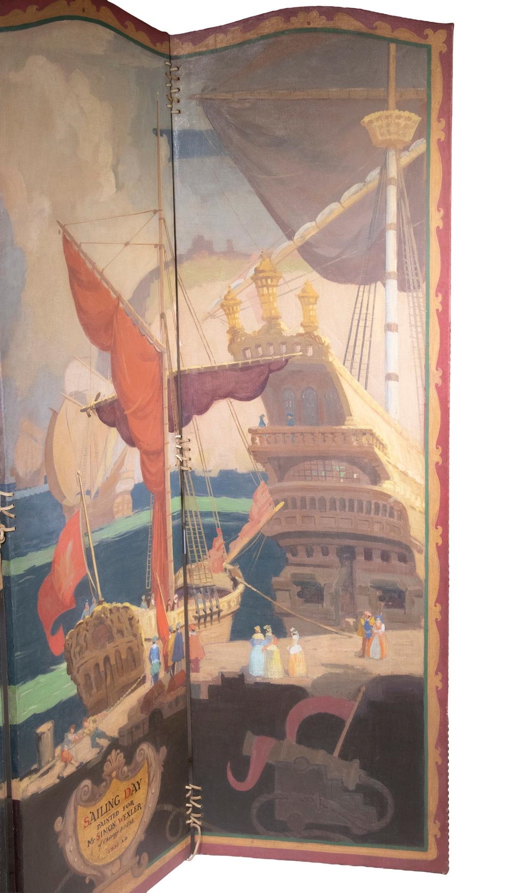 Artwork by Caroll Thayer Berry, Sailing Day, Made of oil painting on canvas