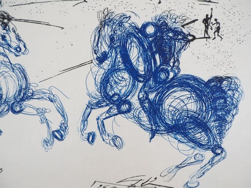 Salvador Dalí | The blue riders | MutualArt