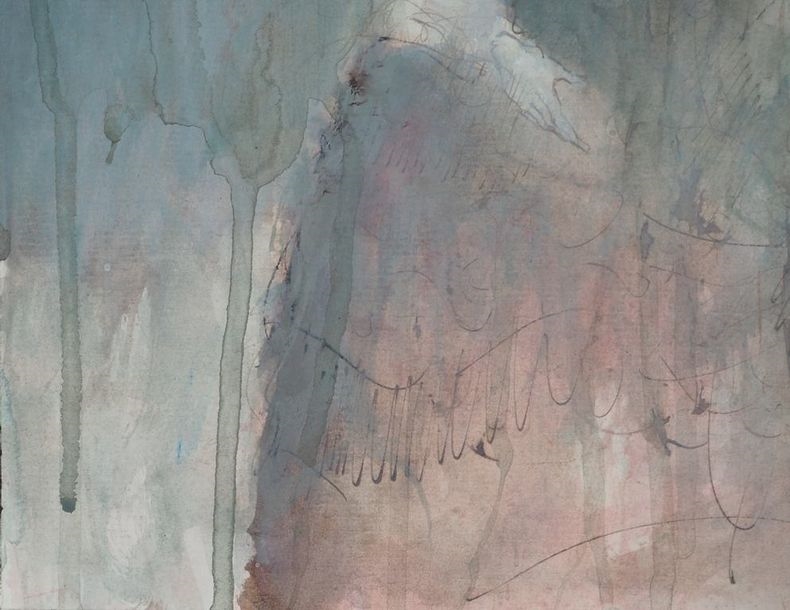 Artwork by Daniel Airam, Rachel and Sully, Made of watercolor