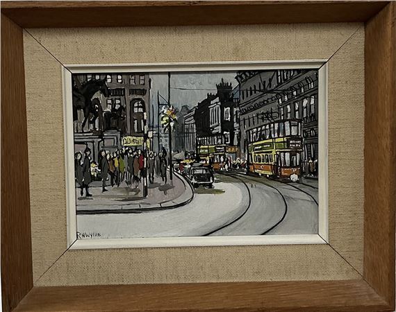 GEORGE SQUARE, GLASGOW by Robin Harvey Wyllie