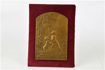 Playing Cherubs Under The Trees - Marie-Alexandre-Lucien Coudray