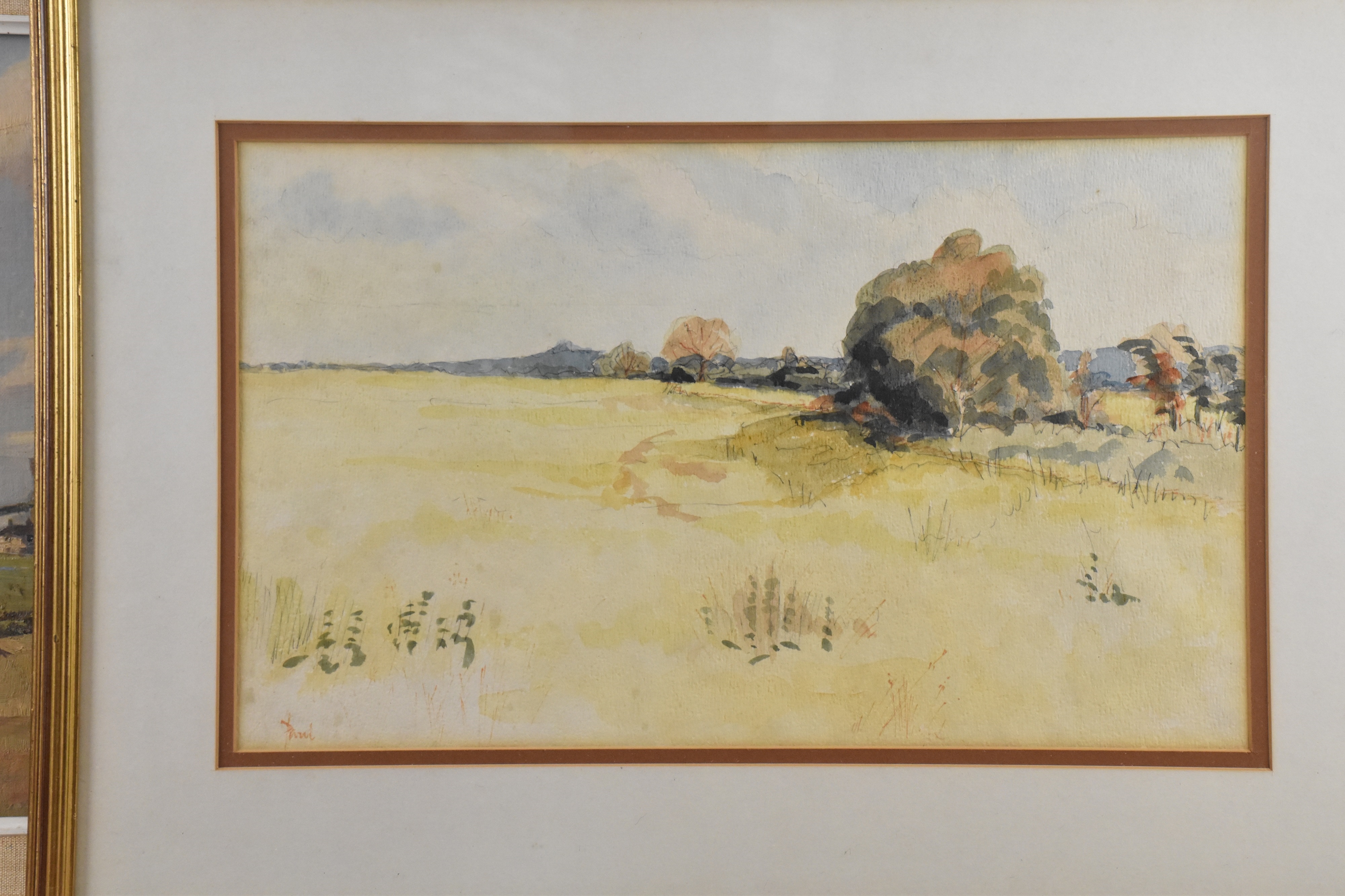 Archie Wells | rural scene with windmill | MutualArt