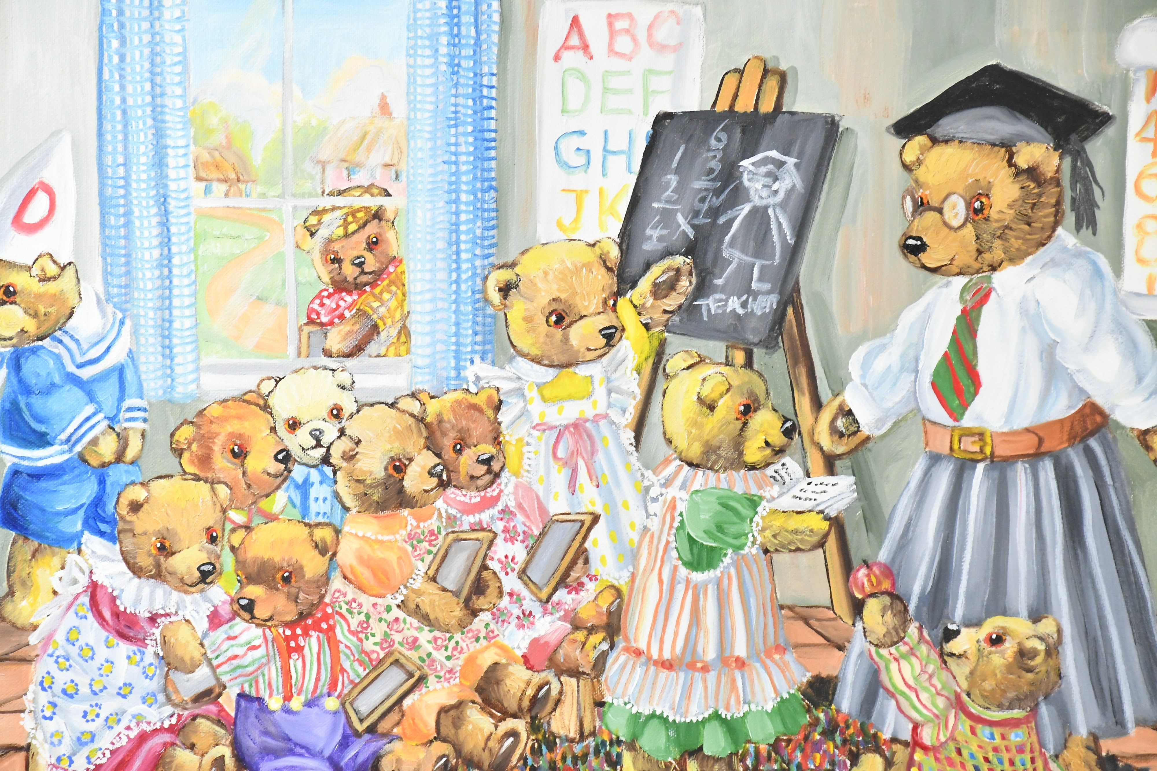 Doreen Edmond | teddy bear scenes | MutualArt