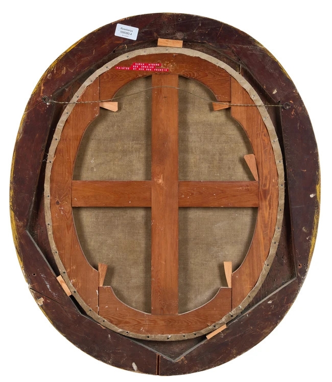 Artwork by Francis John Wyburd, Portrait of Sarah Wyburd, Made of oil on canvas