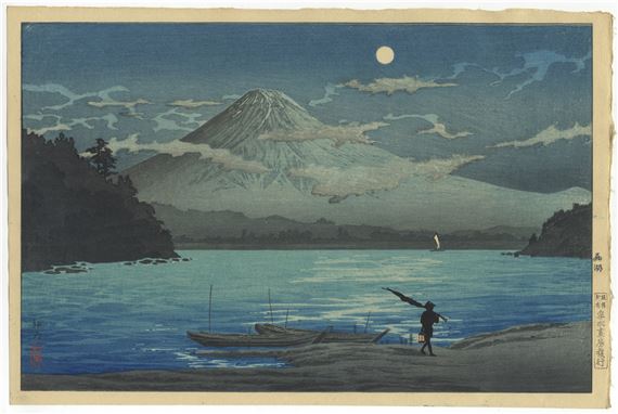 Lake Saiko Mt. Fuji in the Four Seasons by Takahashi Shtei, 1929-1932