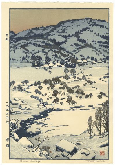 Snow Country by Toshi Yoshida, 1955