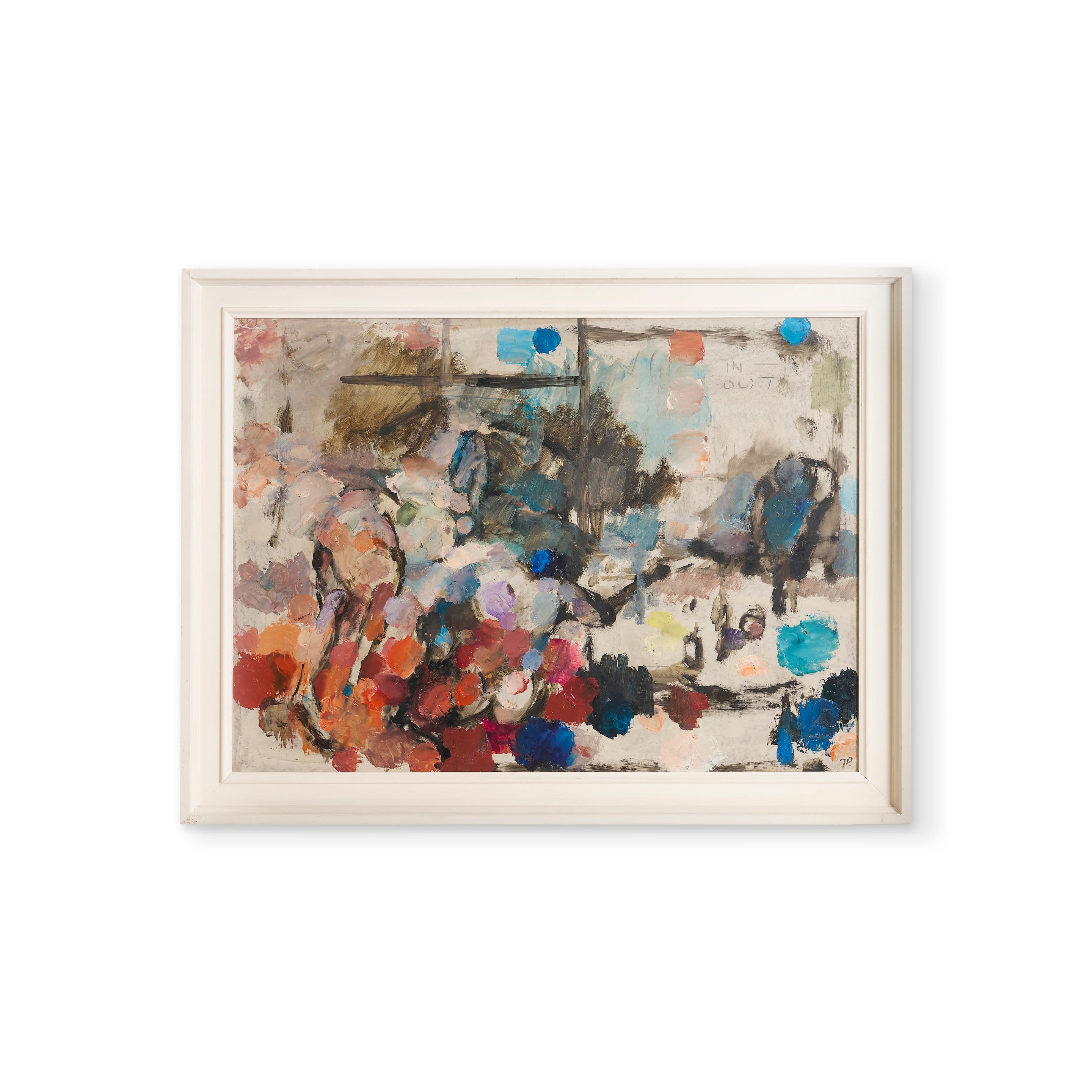 Artwork by John Passmore, In-Out, 1960s, Made of oil on composition board