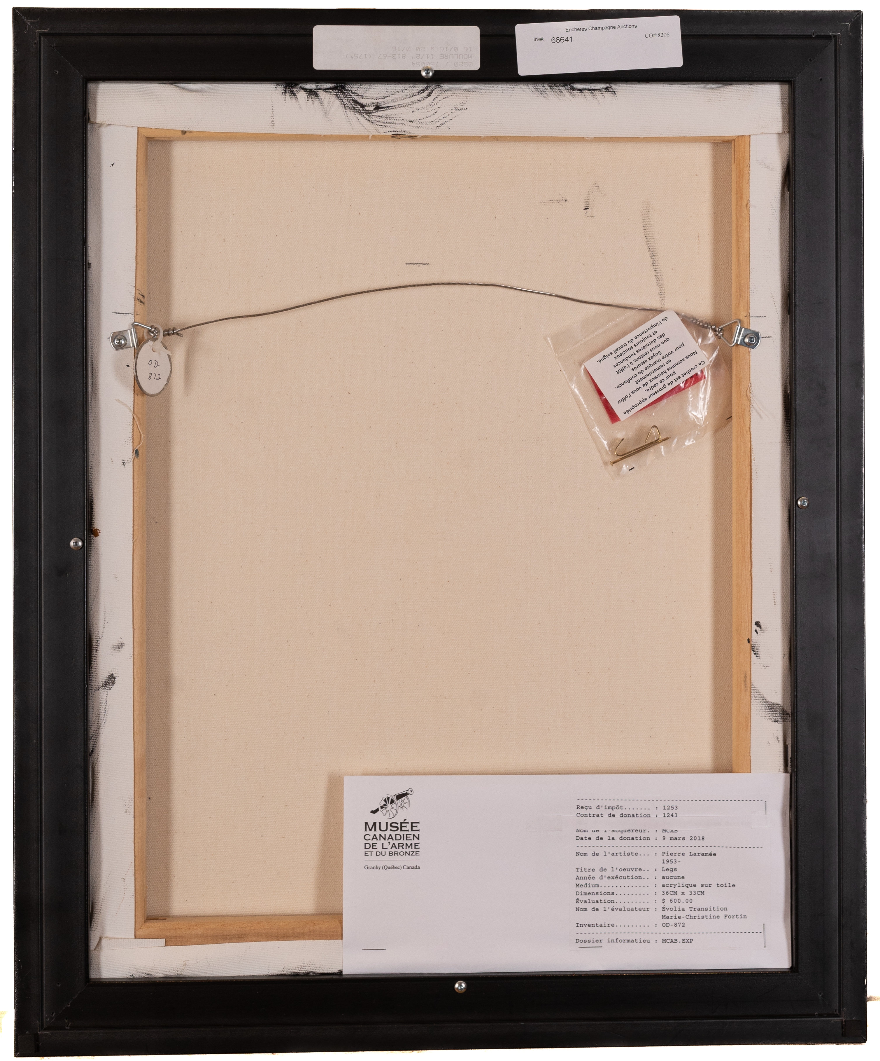 Artwork by Pierre Laramée, Legs, Made of Acrylic on canvas