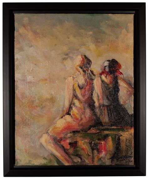 Deux femmes aux foulards by Pierre Laramée, 2010