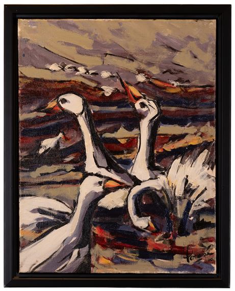 Les 3 oies blanches by Pierre Laramée, 2010