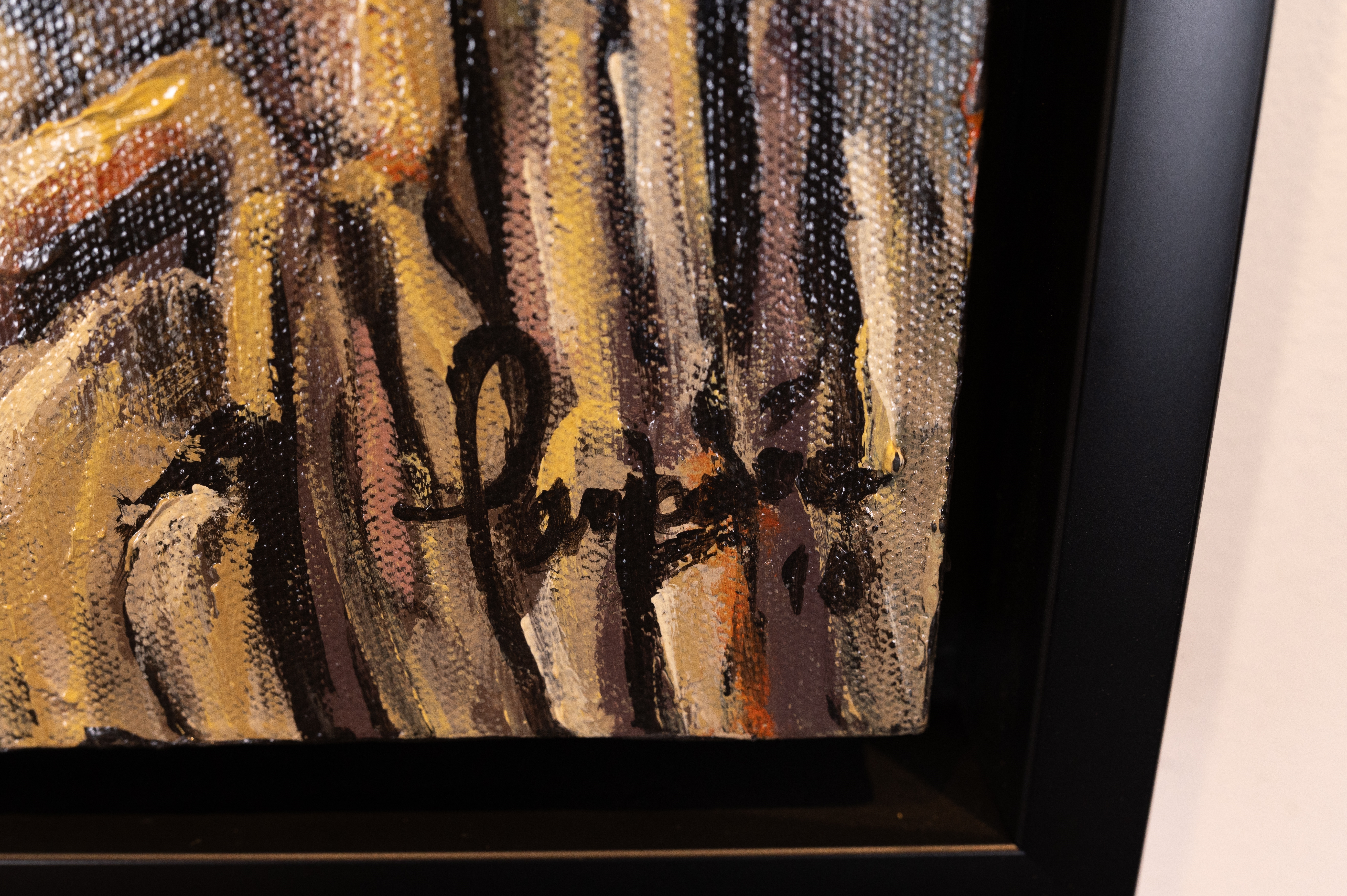 Artwork by Pierre Laramée, Oies, Made of Acrylique sur toile