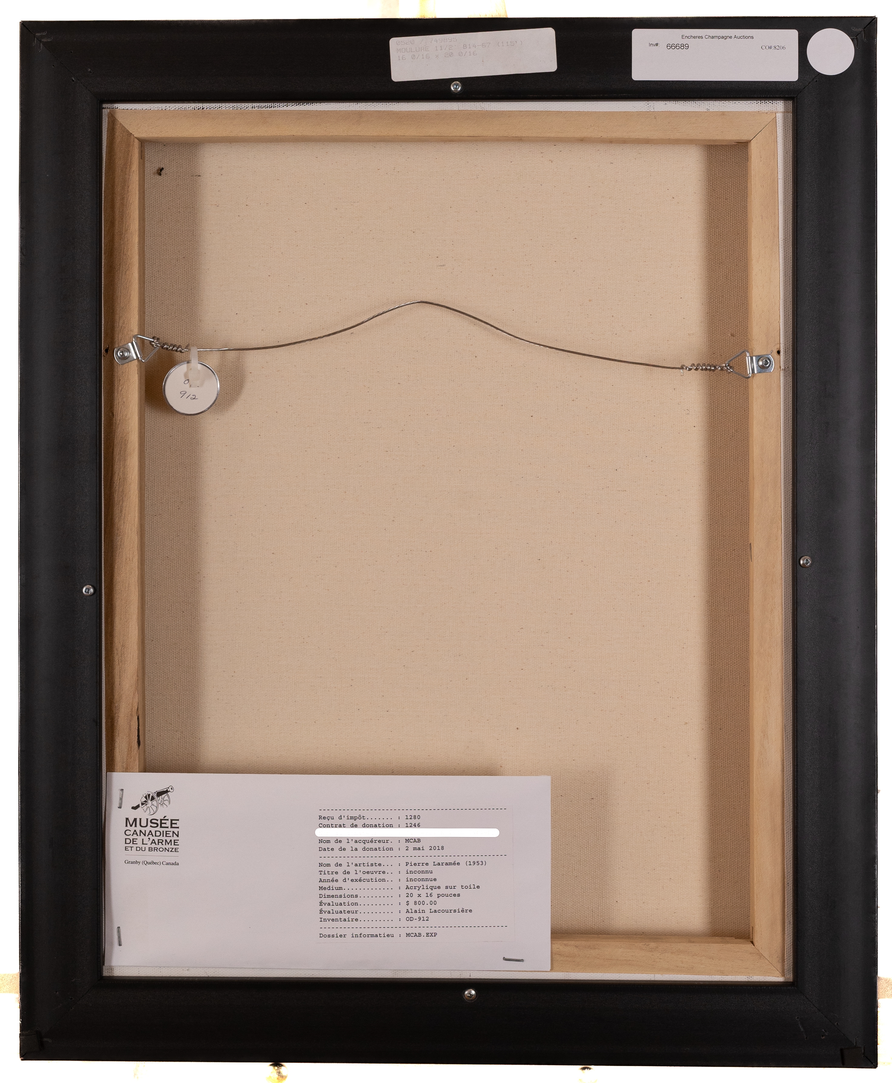 Artwork by Pierre Laramée, Oies, Made of Acrylique sur toile