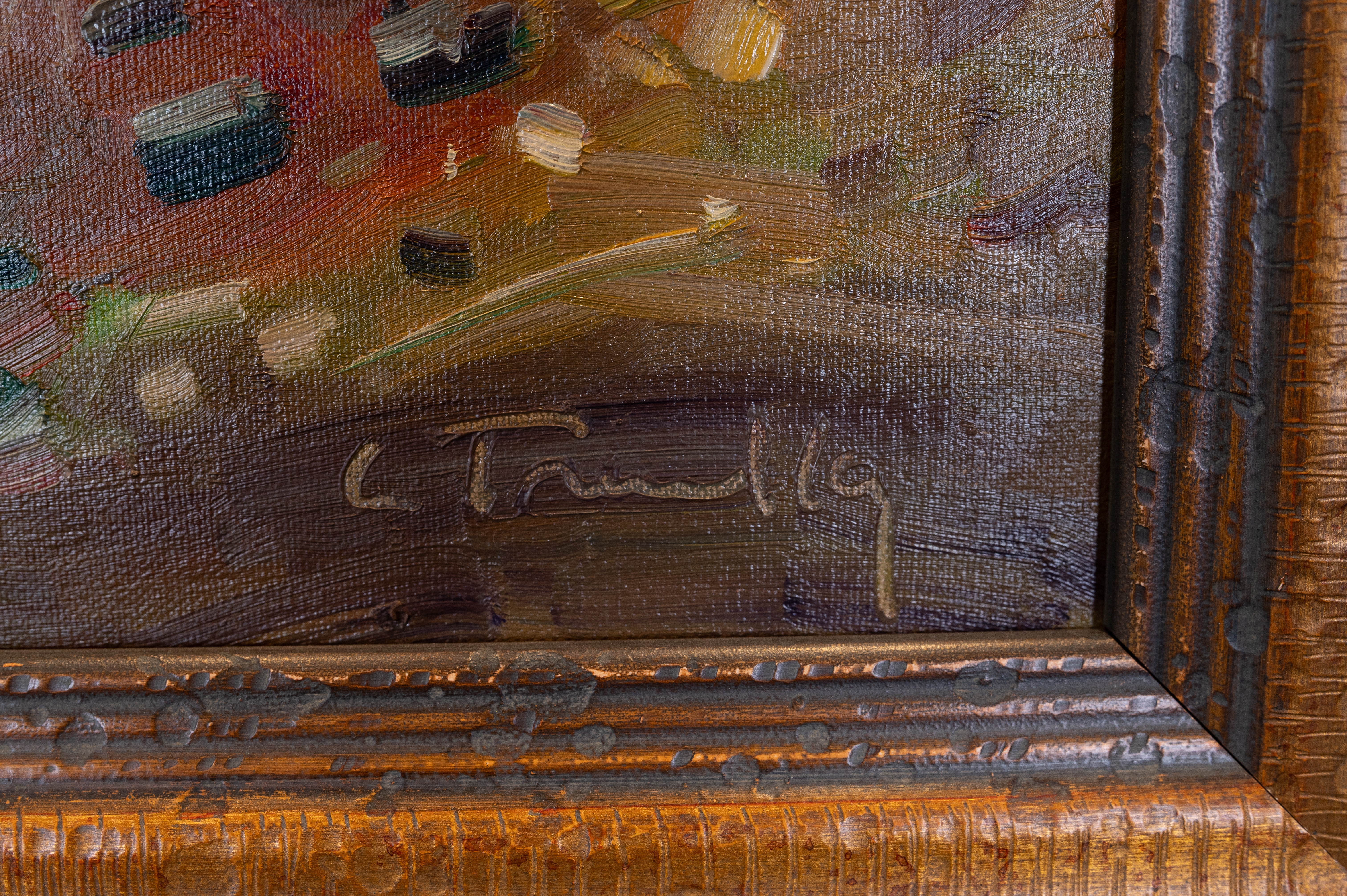 Artwork by Louis Tremblay, L'anse de roches Saguenay, Made of Huile sur toile