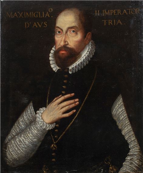 Portrait of Emperor Maximilian II - Central European School, 17th Century