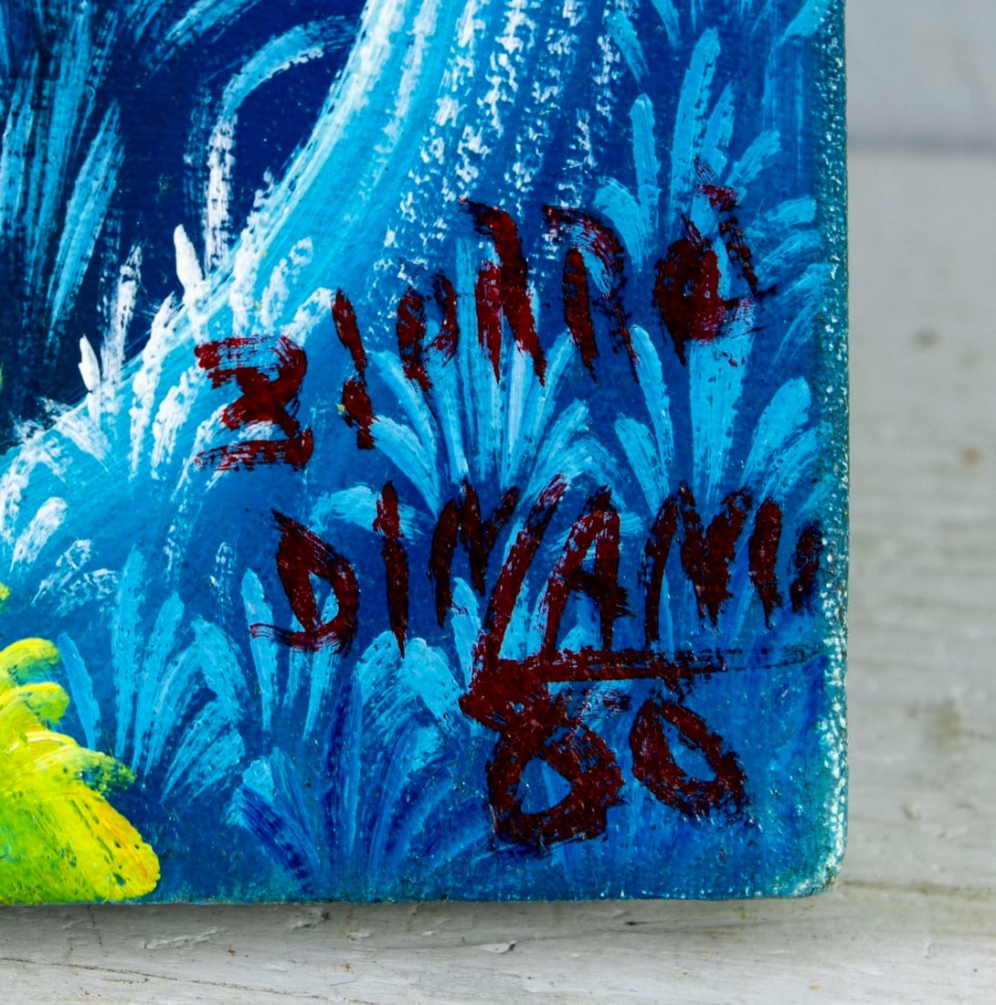 Artwork by Pierre Jean Dimanche, Haitian Landscape, Made of oil on canvas