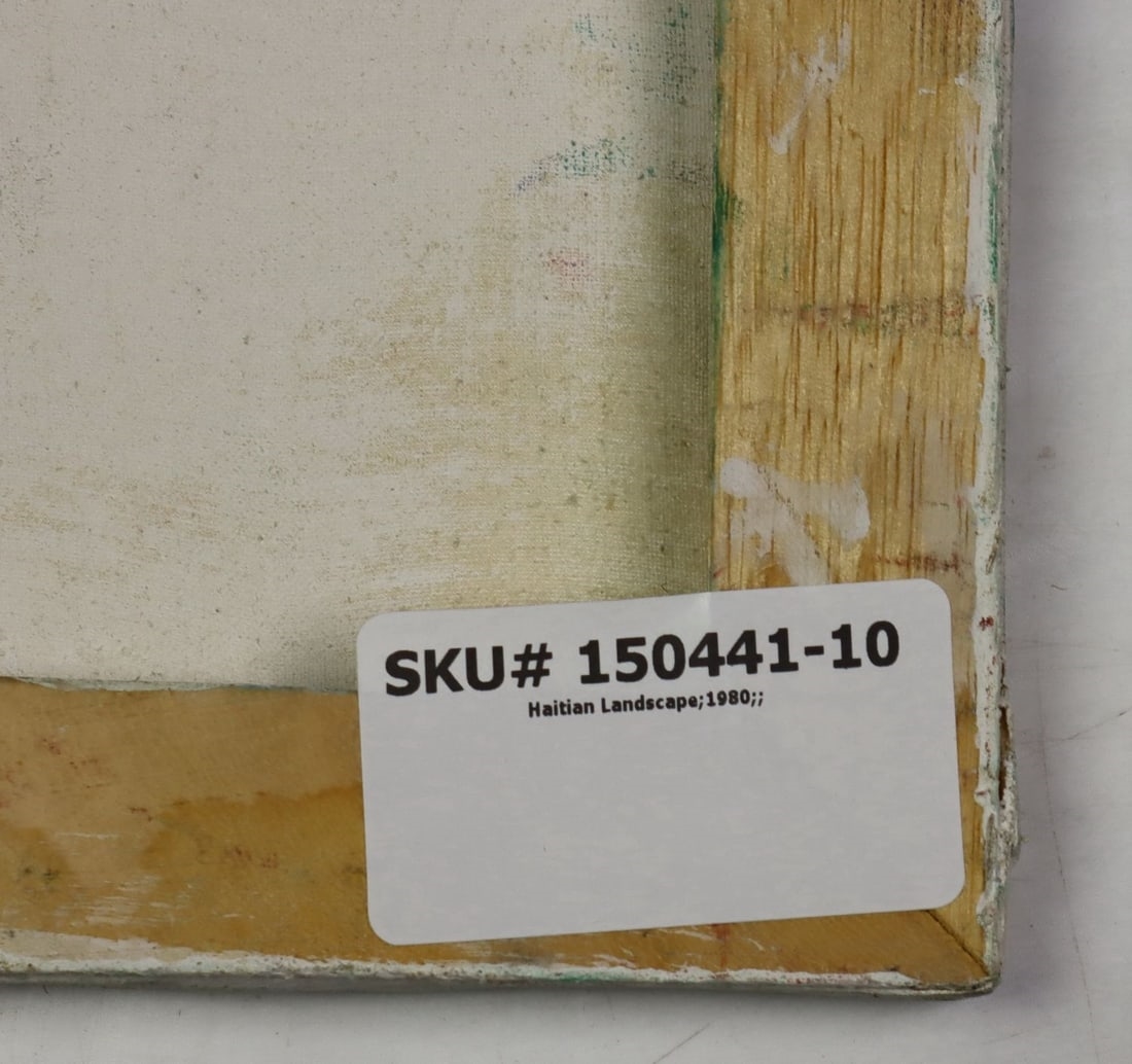 Artwork by Pierre Jean Dimanche, Haitian Landscape, Made of oil on canvas