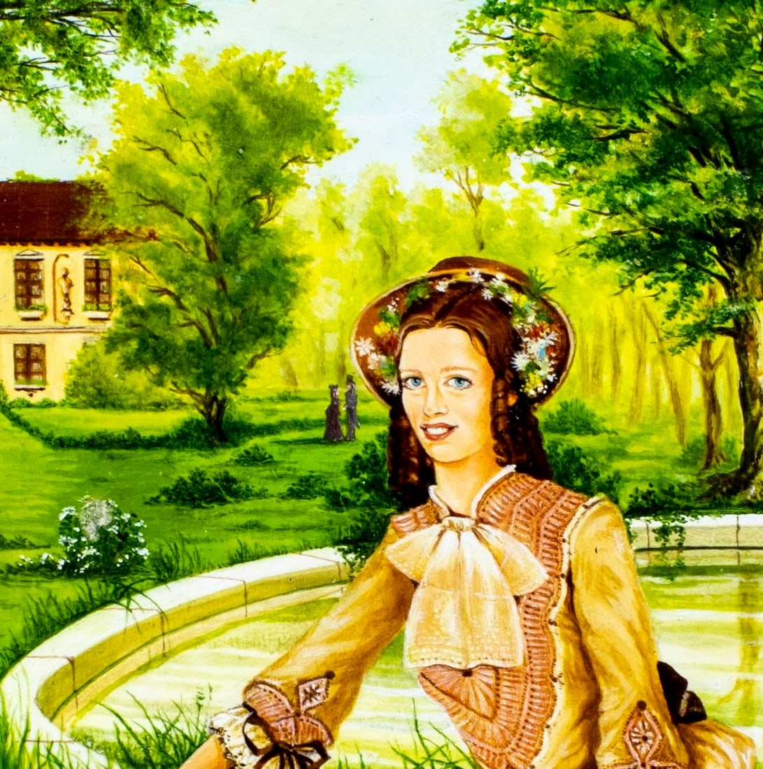 J. Patier | Lady by the Pond | MutualArt
