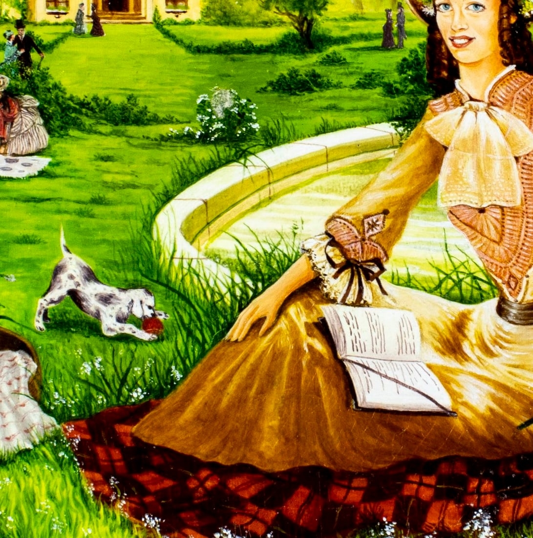 J. Patier | Lady by the Pond | MutualArt