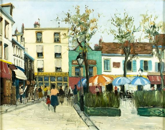 Place Du Tertre, Paris - Johannes Gerardus den Hengst